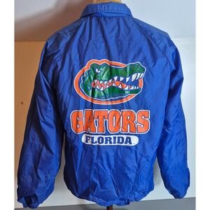 Vintage Florida Gators Mens Lined Windbreaker Jacket Medium Auburn Sportswear